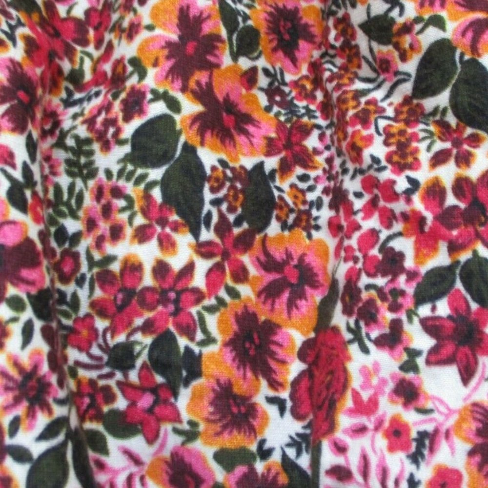 Topshop Floral Print Tube Top Size 8 - Picture 4 of 7